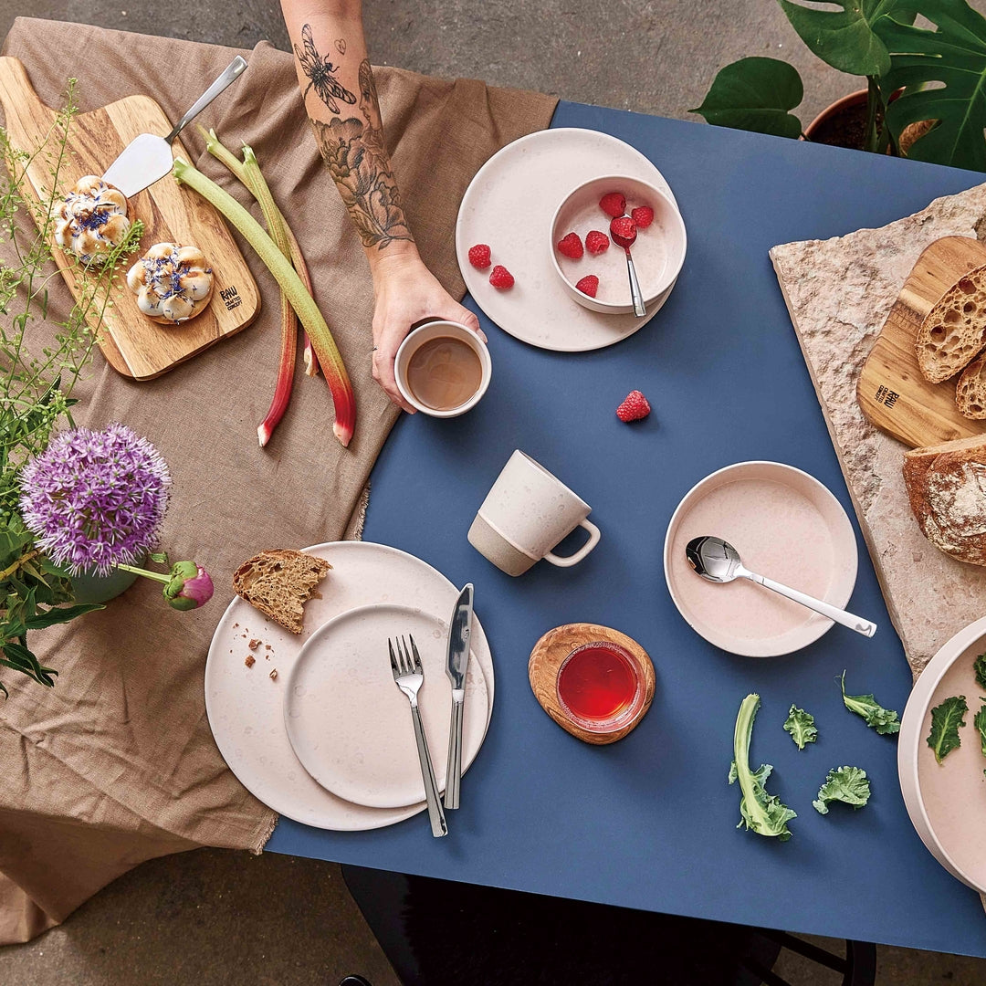 Steaksæt, blank - 8 dele